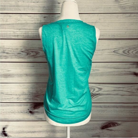 Spiritual Gangster Peloton Green Lightweight Active Muscle Tank - Picture 6 of 10